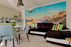 Good Vibes Living room and kitchen