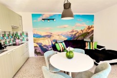 Good Vibes Living room and kitchen