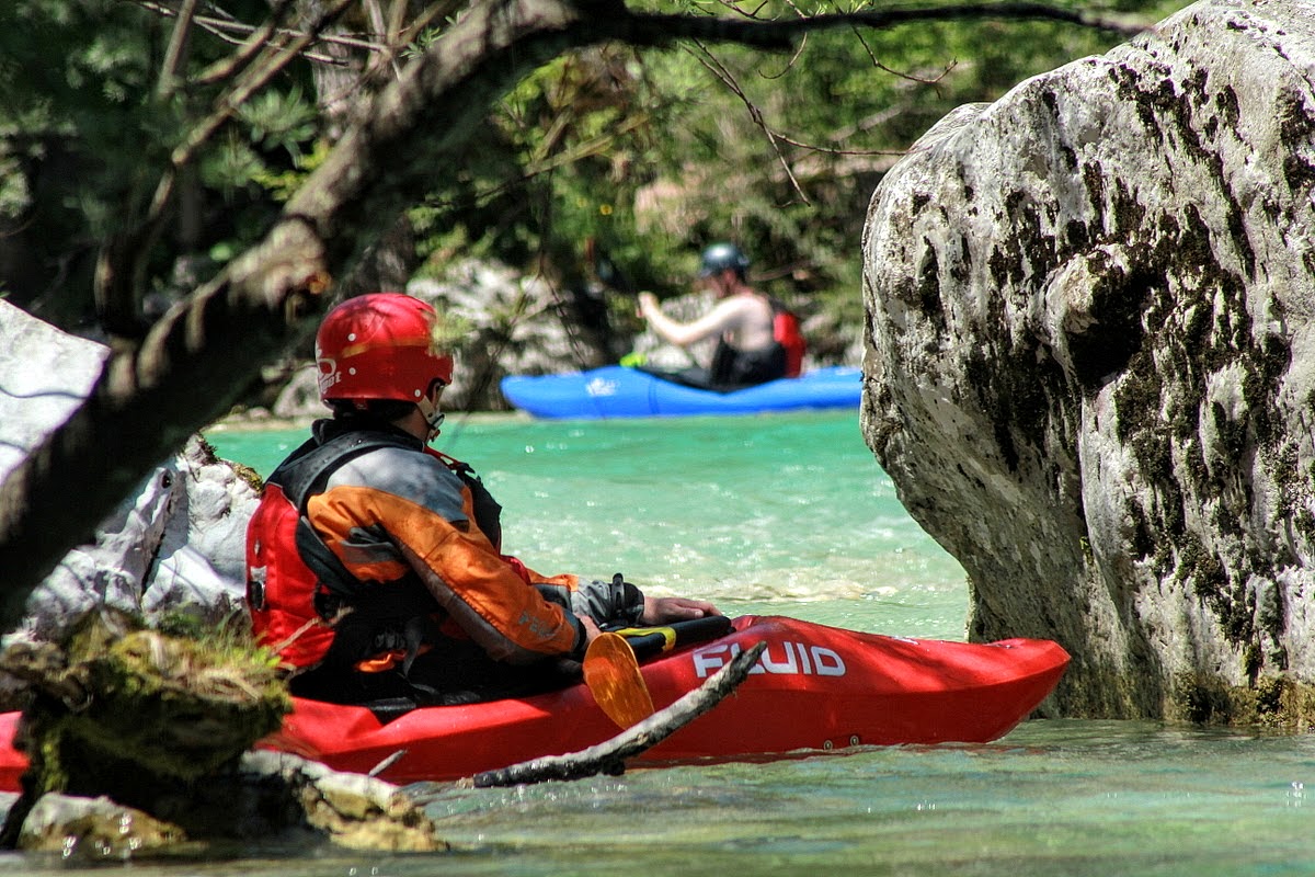 Kayak Soča Soca river Bovec